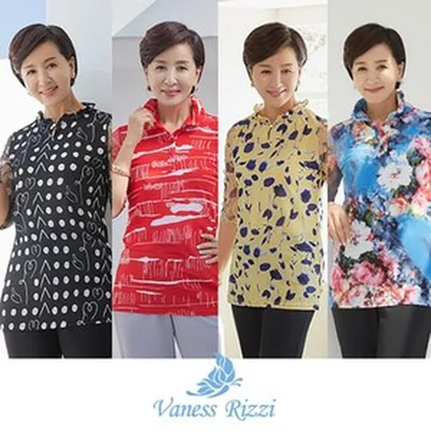 [바네사리찌] 꽃보라 블라우스 4종