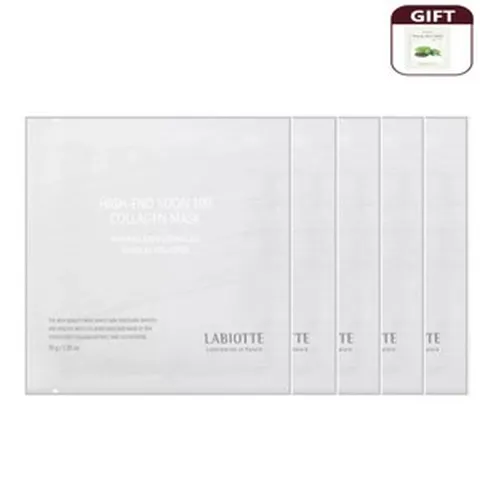 최신상 최신상 라비오뜨 하이엔드 순백 콜라겐 마스크팩50매 +프리바이오틱스1포, 1세트