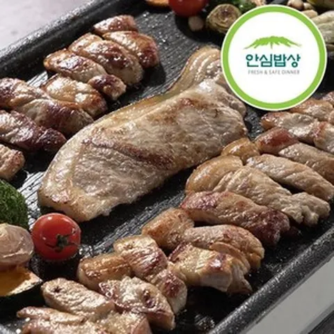 안심밥상한돈제주돼지(상생) 한 번도 얼리지 않은 냉장! 안심밥상 한돈 제주돼지 (총 3kg), 1