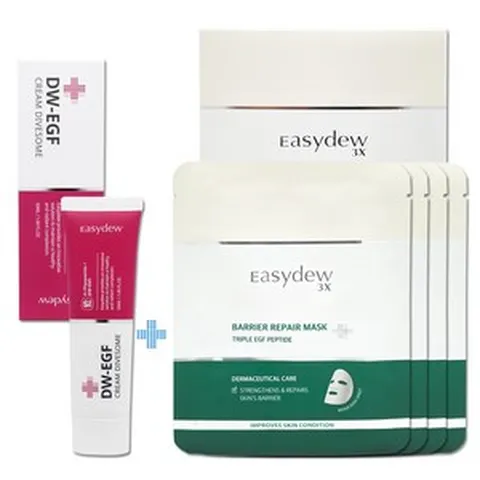 이지듀 DW-EGF 다이브좀 크림 50ml+베리어 리페어 마스크 25g X 4매/대웅제약