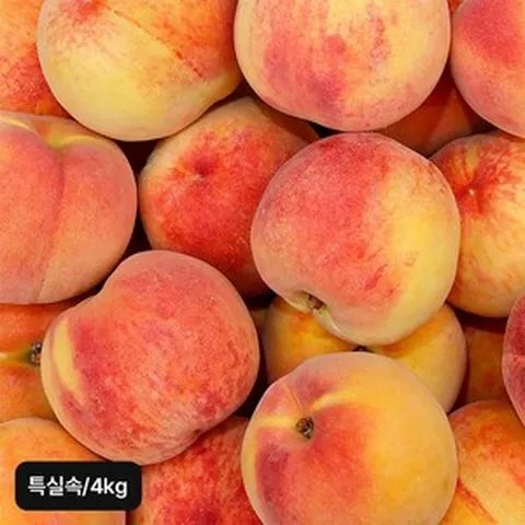 열매나무 의성 햇 황도복숭아 4kg(특등급 실속세트), 1개