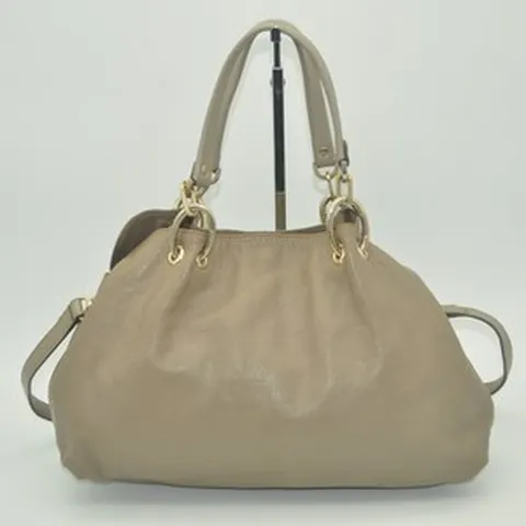 빈티지베이비 923.앤클라인 캐주얼 가죽 크로스 토트백/정품/여성