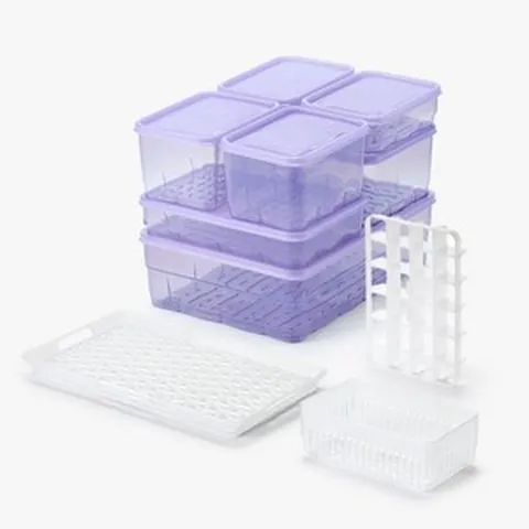 땡스소윤 냉동용기 입문세트 10P, 쿨라벤더, 1개