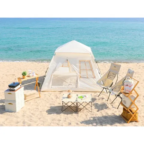 [알림받기 전용상품] 노르딕 캠프 어반 화이트 원터치 텐트 3~4인용 NOR-UW01