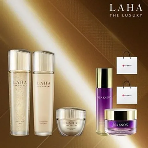 이자녹스 라하 더 럭셔리(스킨+에멀전+크림)+펩타(세럼+크림)+쇼핑백X2..[34158606], 1개