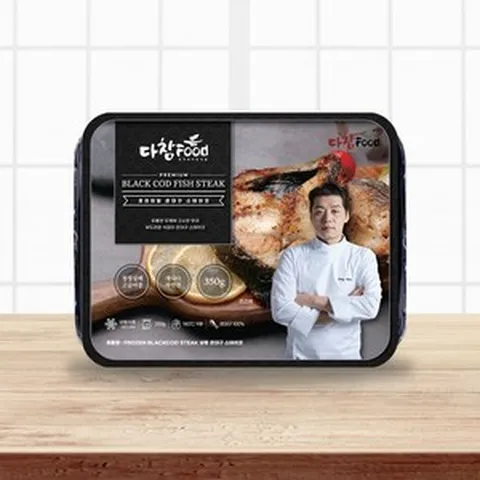 다참푸드 은대구 스테이크 350g, 은대구 스테이크 기본형 (시즈닝 X), 1개