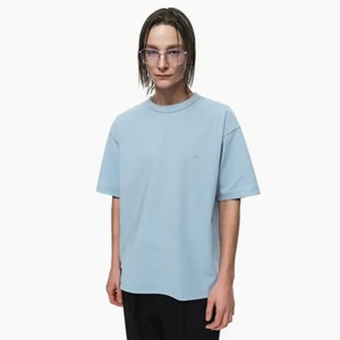 지오송지오 타임리스 크루넥 티셔츠 라이트블루 ZG3TS395LB