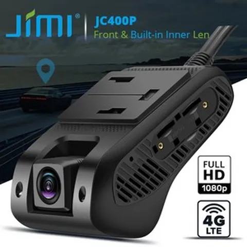 염경환블랙박스 홈쇼핑블랙박스 Jimi JC400P 4G 자동차 카메라 라이브 스트림 1080P 듀얼 GPS 추적 와이파이 핫스팟 다중 알람 DVR 대시 캠 무료 앱 웹, 5)10 Years Free APP  With 128G