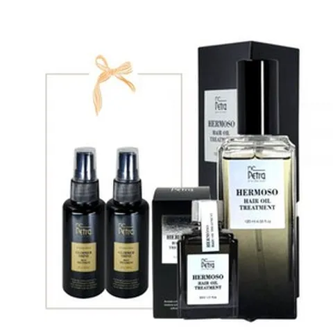 엔씨페트라 에르모소 오일 헤어 미용실 에센스 머리 향좋은헤어에센스120ml 30ml 1022140, 1.뿌리는트리트먼트50ml 2개+파우치, 1개, 120ml