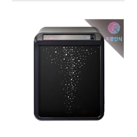 루셀 크리스탈금고 UP-040NS 지문 안전디자인 소프트한 터치패드 내화 가정용 개인용 소형금고 정품 스와로브스키크리스탈, 추가안함, 3층(B2)계단