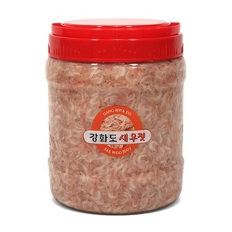 [국산100%.MSG무첨가]강화도 특새우젓 (최상급햇추젓) 1통. 2kg~2.2kg, 3개, 2kg