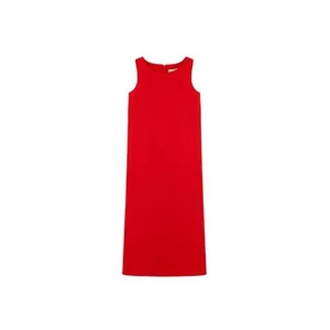 셀렙샵에디션 최초가79 900원]24SS 레드 슬리브리스 미니멀 롱 원피스 304215