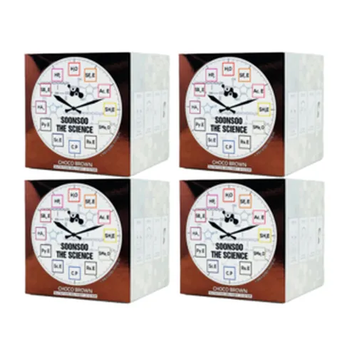 순수 염색약 초코브라운 4박스 더살롱 최신상 사이언스 염색제 새치 커버 셀프염색, 4개