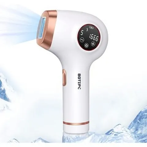 일본직발송 2. BOTIPC 기 【코드리스 충전식＆무제한 조사 횟수】 IPL 펄스 기술 케이블 포함 화이트 로, One Size, One Color