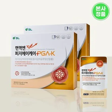 면역엔 피지에이케이(PGA-K) 2개월분 폴리감마글루탐산칼륨, 2개, 600g