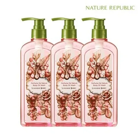 [네이처리퍼블릭] 1+1+1 퍼퓸 드 네이처 바디 워시 (선샤인베리), 단일옵션:단일옵션 PK4558, 345ml