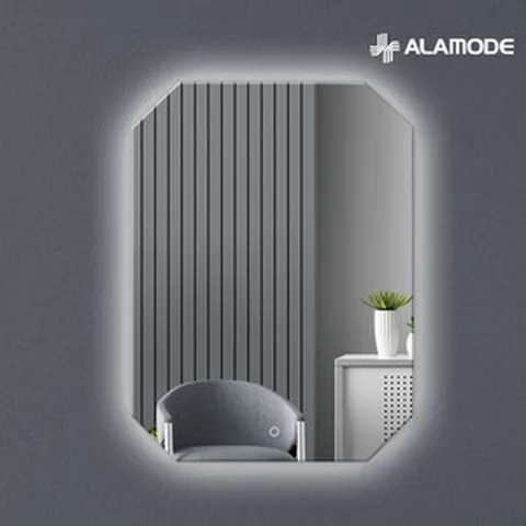 [아라모드] LED 직팔각 간접 조명거울 AM-M211, 주백색(4000K), 1개