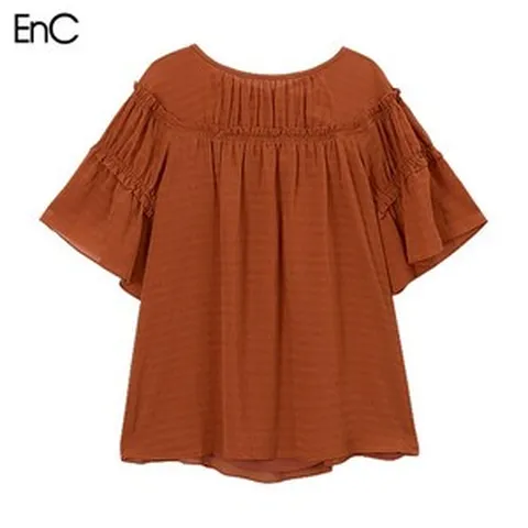 이엔씨 EnC 하노이 반팔 블라우스 (택가격: 159000원)