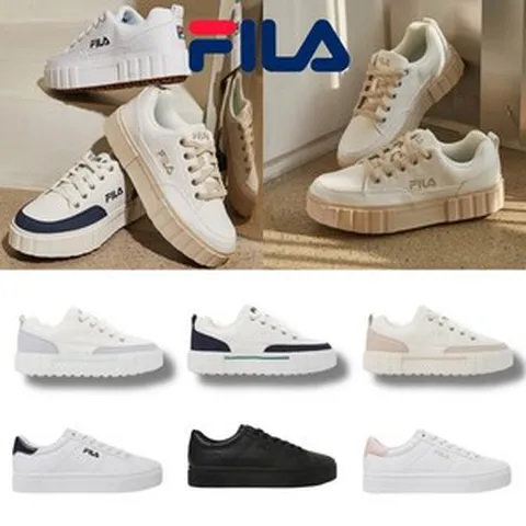 국내매장판 휠라 FILA 필라 데일리 스니커즈 키높이 운동화 워킹화 패션화 캔버스화 어글리 슈즈 경량운동화 발편한 푹신한