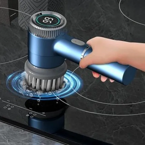 무선전동욕실청소기 화장실 무선전동청소기 주방 스틱청소기, NewUpgradeMoter회색-칫솔모5개포함