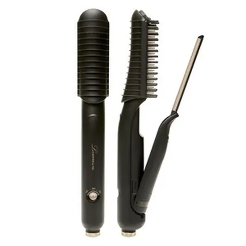 르꽁뜨바이헤어 남자고데기 다운펌 가르마펌 단발 정수리볼륨 뿌리볼륨고데기 빗고데기 포맨 펌스타일러, 블랙