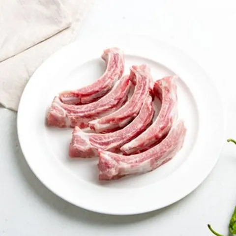 마장동 국내산 한돈 생 등갈비 400g 2인분 소분포장 냉장 캠핑음식 캠핑고기 돼지고기, 한돈 등갈비 400g (냉장) 6~7대