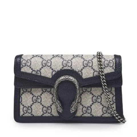 [구찌] [중고명품] 블랙 GG 수프림 디오니소스 미니 숄더백