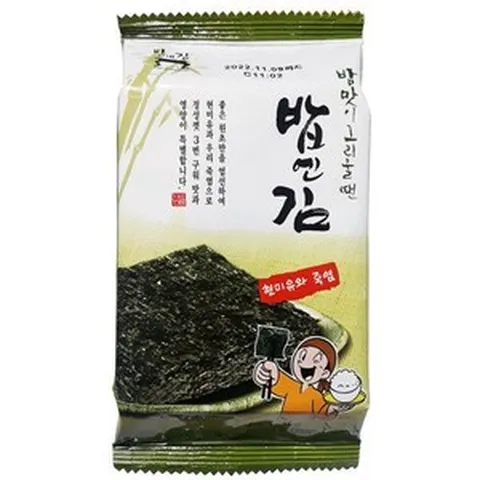 밥엔김 밥맛이 그리울땐 현미유와 죽염 도시락김 16g4g 4봉) 20개 이강산닷컴