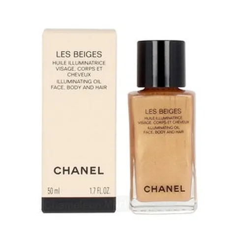 샤넬 레베쥬 헬시 글로우 일루미네이팅 오일 페이스 바디 헤어 50ml 한정판 CHNAEL LES BEIGES Healthy Glow Illuminating Oil, 1개