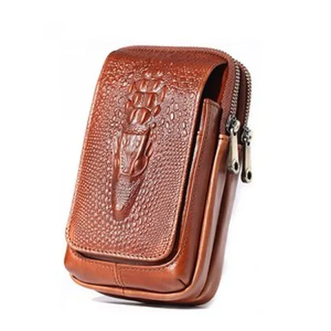 카우보이벨트백 남자 이패션 핸드폰 허리가방 천연소가죽카우보이 빈티지