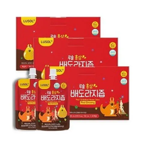 루솔 홍삼 배도라지즙 선물박스60포