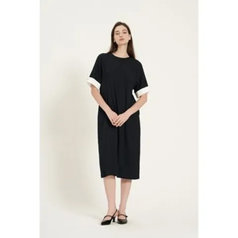 [텍가525000]6/22[DOHO] 블록 버튼 슬리브 원피스 (DX7OP040)