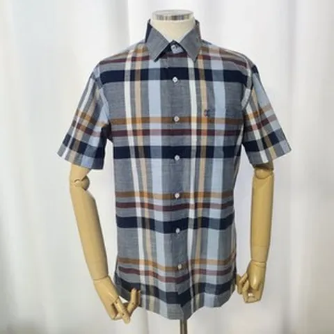 [매장정품] 닥스 DAKS 남성용 체크 반팔 셔츠 여름 남방 시원한 원단