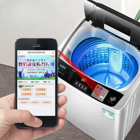 10kg 미니세탁기 대용량 캠핑카 원룸 전자동 대용량, 6.5kg 스캔코드