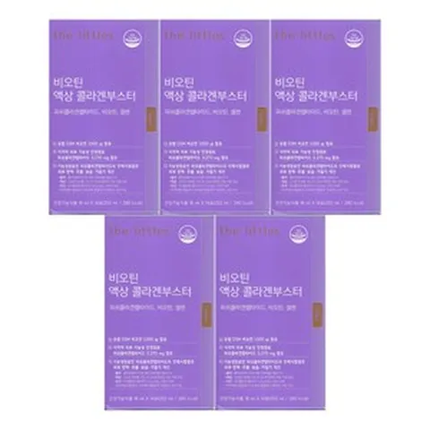 더리틀스 비오틴 액상 콜라겐부스터 14포, 252ml, 5개