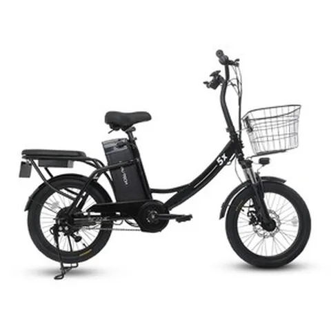 AU테크 스카닉 5X (PAS 전용) 면허가 필요없는 여성 미니벨로 배달 전동 전기자전거 36V 5Ah, 5X 36V 5A (삼성LG배터리) 블랙 {FG}