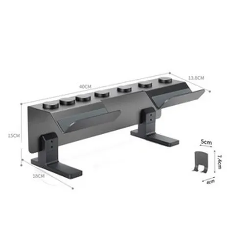 청소기 거치대 다이슨 에어랩 스타일러 드로거 오거나이저 Haar Krultang 스탠드 Opbergrek Voor 지팡이 Vaten Borstels Op Badkamer Bur, GRAY