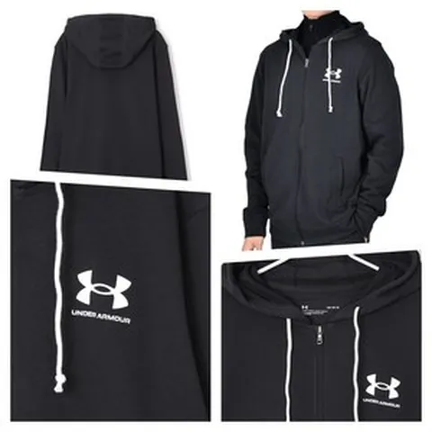 언더아머 가을 긴팔티셔츠 후드집업 남자 후드티 루즈핏 풀 집 히트기어 105 XL