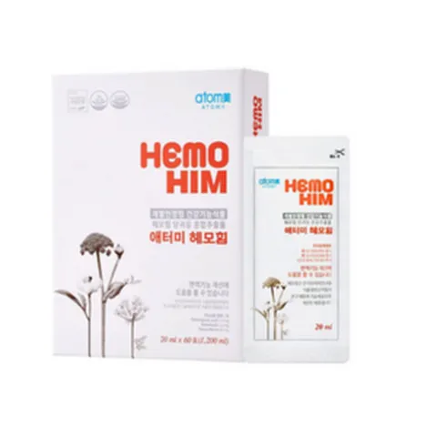 [단독 한정수량특가] 애터미 헤모힘 해모힘 hemohim 1개월분 60포 + 5포 추가구성 (총 65포)