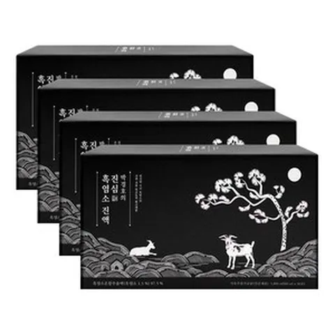 박경호 진심 흑염소 진액 60mlX30포X4박스흑염소 엑기스 즙, 120개, 60ml