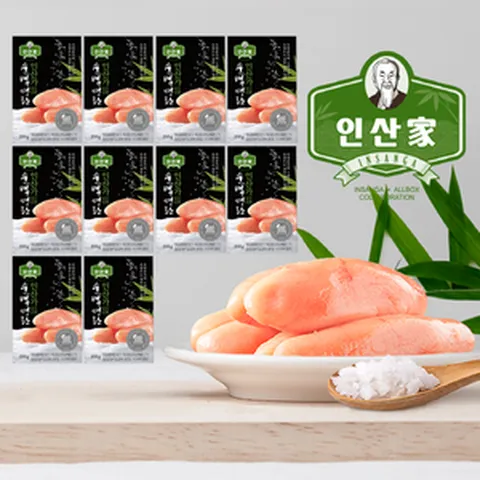 순백명란 10팩/ 총 1kg, 없음, 1000g