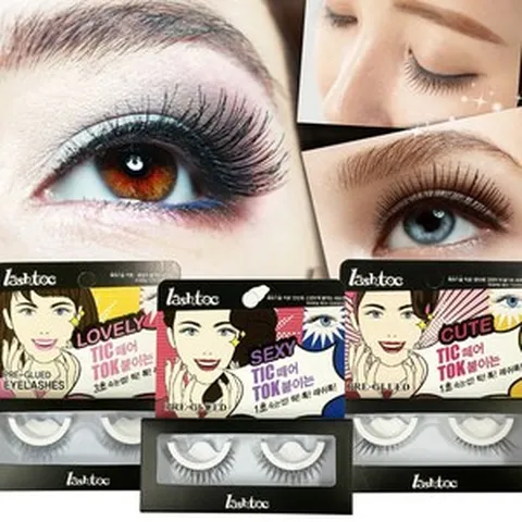 ing 래쉬톡 2pis 3초변신 원터치속눈썹 뷰티, 내추럴걸, 1세트