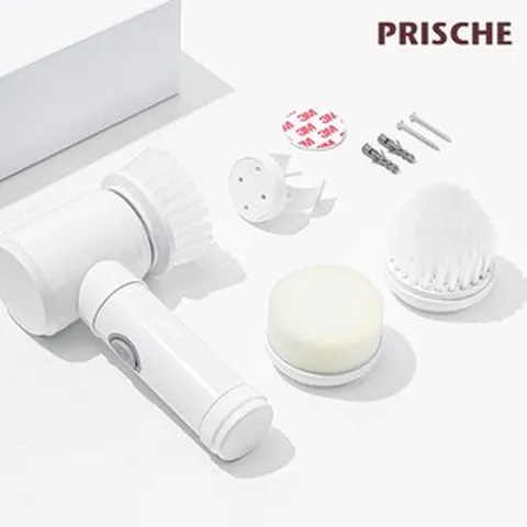 프리쉐 3중 브러쉬 무선 핸디형 욕실청소기