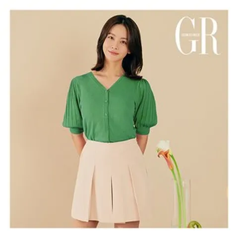 [조르쥬 레쉬] □최초가 79 000원! 플리츠 니트 가디건 3종