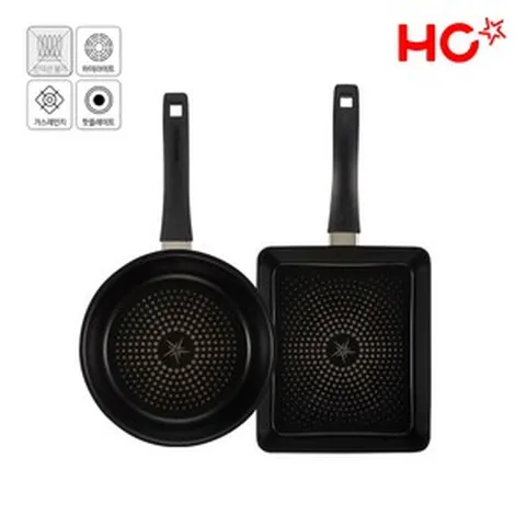 [10%혜택] 해피콜 브릴로 다이아몬드 프라이팬 팬/궁중팬 2종 3종 4종세트 단품, 다이아몬드 브릴로 팬2종 (팬20+계란중형)