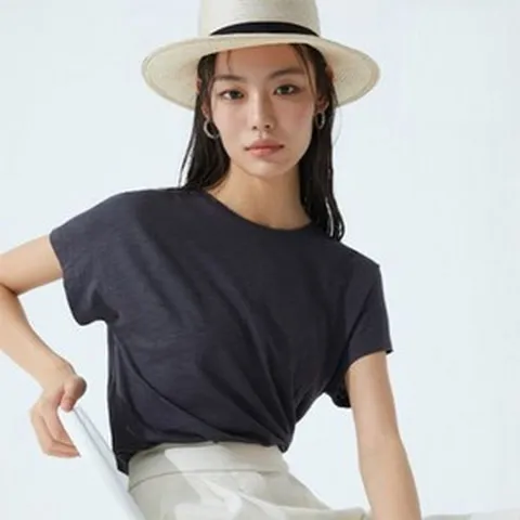 더엣지 [6종세트] 24SS 슬럽 티블라우스 2033037838