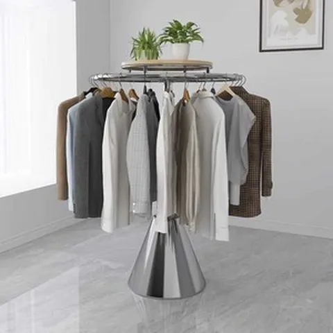 360도 회전 행거 옷가게 원형 진열대 바지 옷행거