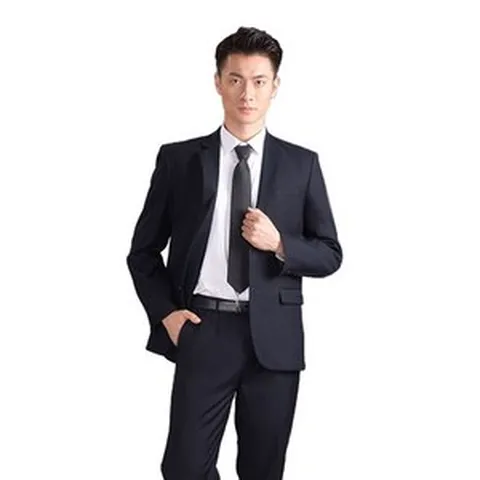 빅사이즈 장례식장 장례식정장 검은색 검정정장 밴딩 여름 블랙수트