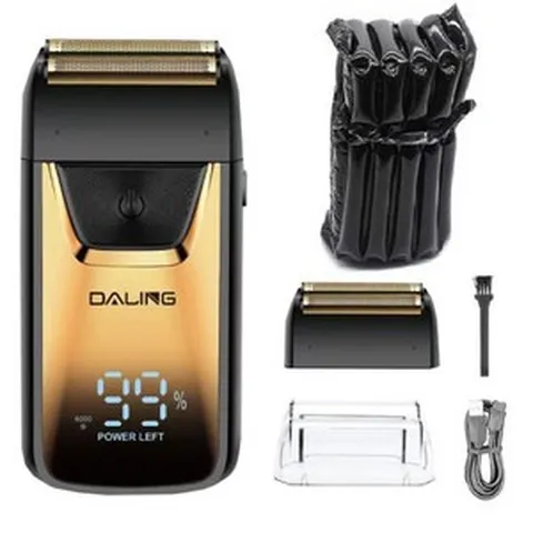 전동 남성용 강력한 수염 및 모발 전기 면도기 충전식 얼굴 대머리, With bubble