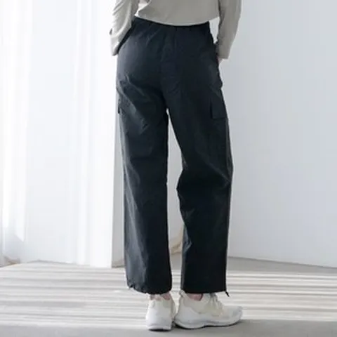 뒤란 여름 조거팬츠@냉감소재@편안함의 끝판왕@날씬하고 멋스런 여성 요가복!일자핏 OR 조거핏 변신되는~리츠 파라슈트 카고 팬츠 9173 !뉴코아 울산점 뒤란